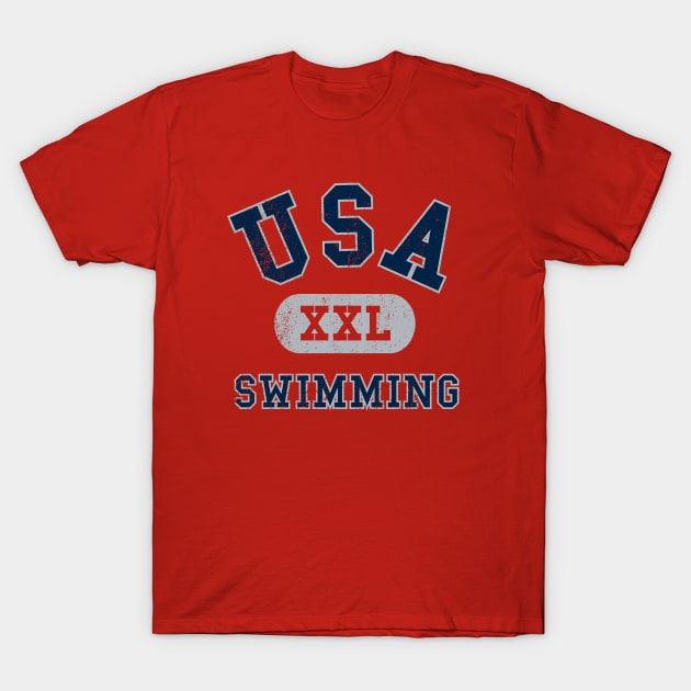 USA Swimming III T-Shirt by sportlocalshirts